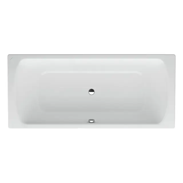 Laufen Pro Ванна стальная 180х80 см, выпуск по центру, цвет: белый 2.2795.0.000.040.1