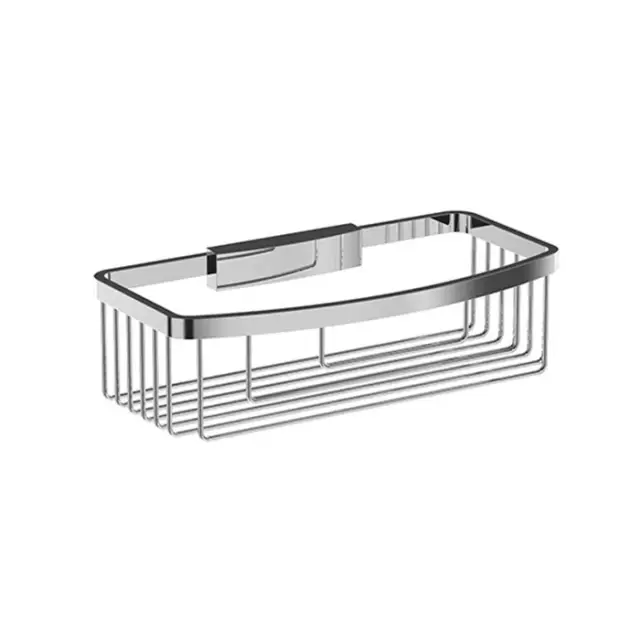 Jorger Exal Полочка-решётка, 26x13 см, подвесная, цвет: хром 634.00.105.000