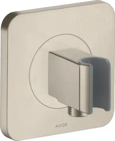 Axor Citterio E Porter Softcube Шланговое подключение, внешняя часть, цвет: шлифованный никель 36724820