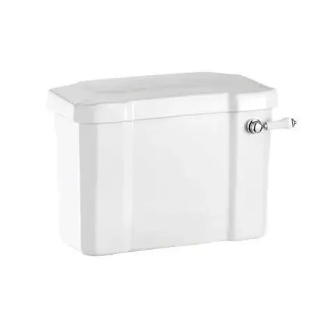 Burlington Regal Бачок с ручкой и сливным механизмом, цвет: белый глянцевый C3