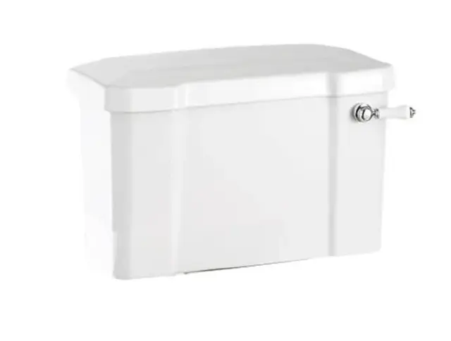 Burlington Regal Бачок с ручкой и сливным механизмом, цвет: белый глянцевый C1