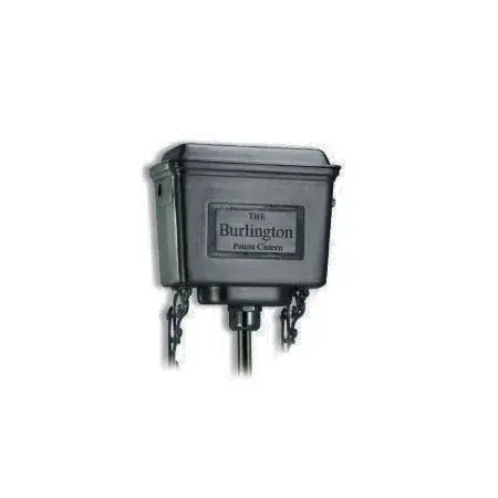 Burlington Classic Бачок слива высокий с механизмом и цепочкой, цвет: черный матовый T60 BLA