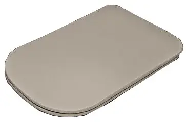 Kerasan Tribeca Крышка-сиденье Slim для унитаза, с микролифтом, крепление хром, цвет: Nocciola matt 519181