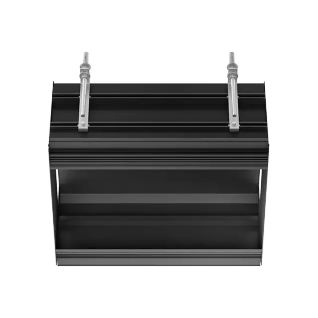 Gessi Binario Профиль линейный 46 cм, для 2 модулей, установка Shift-Fix, цвет: matte black 61004#299