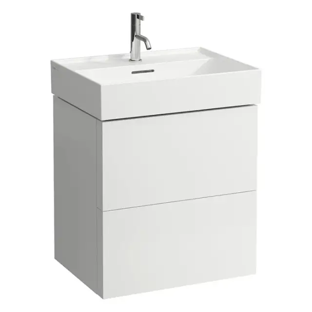 Laufen Kartell Раковина 60х46хh12 см с 1 отв., под смеситель, цвет: белый 8.1033.3.000.104.1