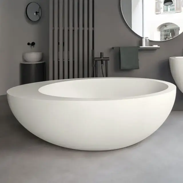 Cielo Le Giare Ванна 190x119xh60 см, отдельностоящая, цвет: матовый белый LGBAT