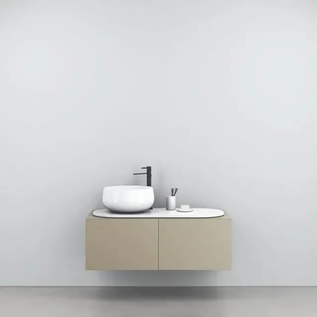 Cielo Delfo Тумба крашенная, с отверстиями, цвет: Avena DECLAV