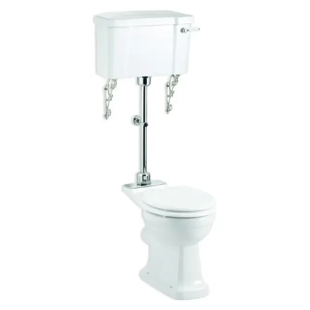 Burlington Regal Чаша для напольного унитаза, воронка-водоворот 35,5х73 см, цвет: белый глянцевый P12