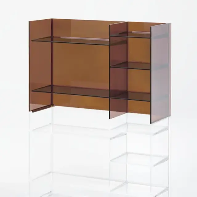 Laufen Kartell Стеллаж, 75х26хh53 см, пластик, цвет янтарь 3.8933.1.081.000.1