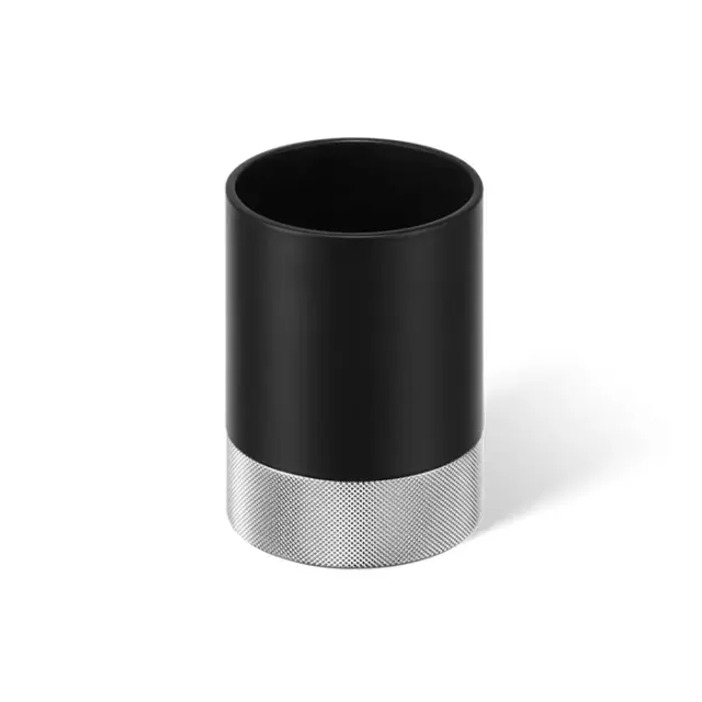 Decor Walther Club Баночка универсальная 9.6x6.7 см, цвет черный матовый хром 0855060