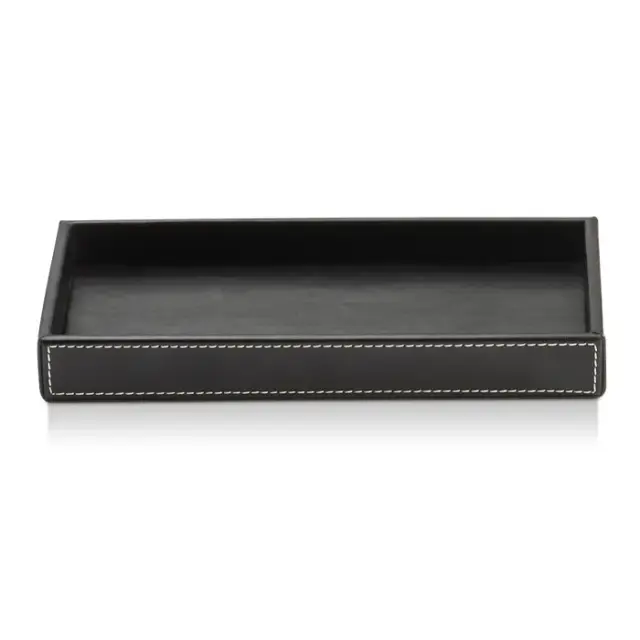 Decor Walther Brownie Tab M Лоток универсальный 22x10.5 см, цвет черная кожа 0930060