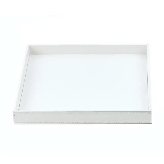 Decor Walther Brownie Tab S Лоток универсальный 12.5x9.5 см, цвет белая кожа 0931050