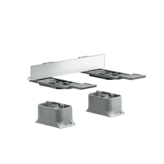 Axor Universal Комплект адаптеров для монтажа акссуаров на рейлинг, латунь, цвет: хром 42870000