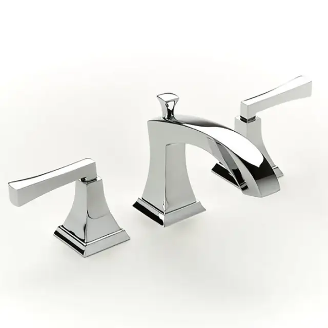 Burlington Crosswater Смеситель для раковины на 3 отверстия, излив 11h см, цвет: хром глянец R-14-08-PC