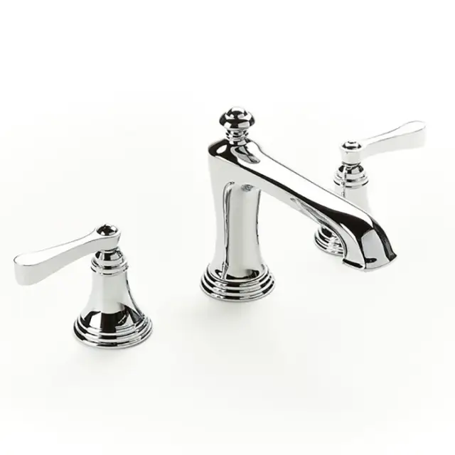 Burlington Crosswater Смеситель для раковины на 3 отверстия, излив 8,8h см, цвет: хром глянцевый R-11-08-PC