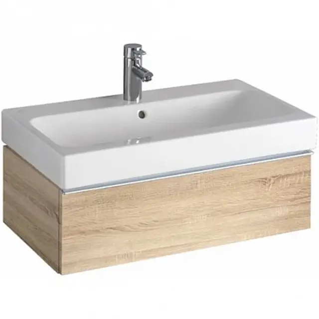 Geberit ICon Тумба 74х24х47,7 см, с одним выдвижным ящиком, цвет: натуральный дуб/меламин 841277000