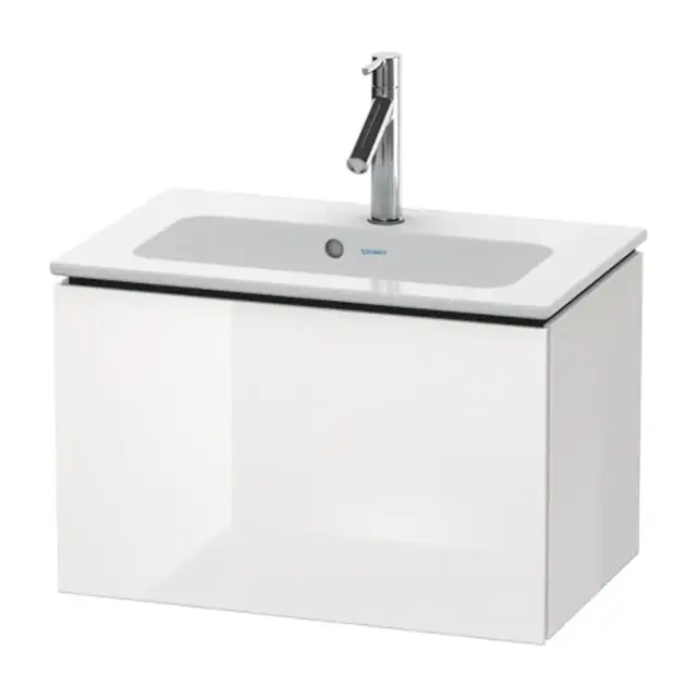 Duravit L-Cube База под раковину 40x62xh39,1 см, 1 выдв. ящик, цвет белый глянцевый LC615602222