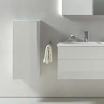 Keuco Royal Reflex Шкаф, стекло белое L 34020 210001