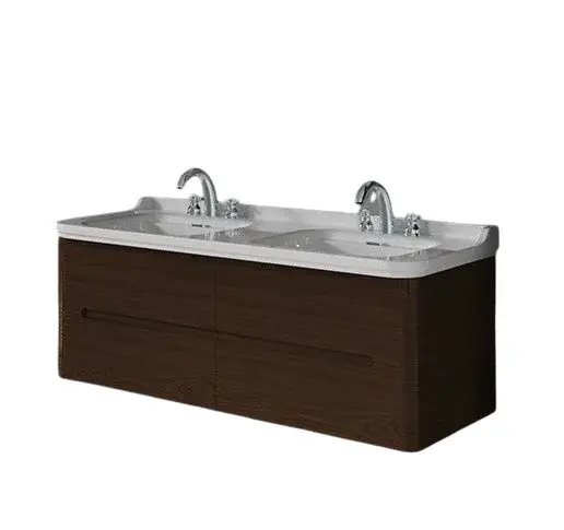 Kerasan Waldorf Тумба под раковину на 150 см, подвесная 144x51x50h см, с 4мя ящ., цвет: Noce 925446