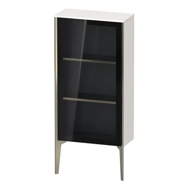 Duravit XViu Шкаф подвесной 89x50xh24 cм, со стеклянной дверью, цвет белый глянцевый XV1361RB122