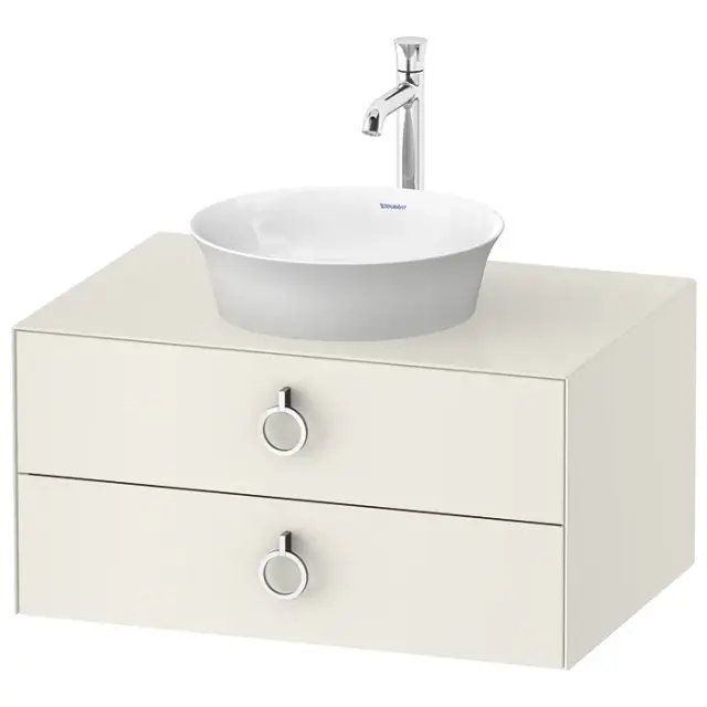 Duravit White Tulip Тумбочка подвесная, 40,8x80xh55 см, цвет Nordic White HighGloss WT49900H4H4