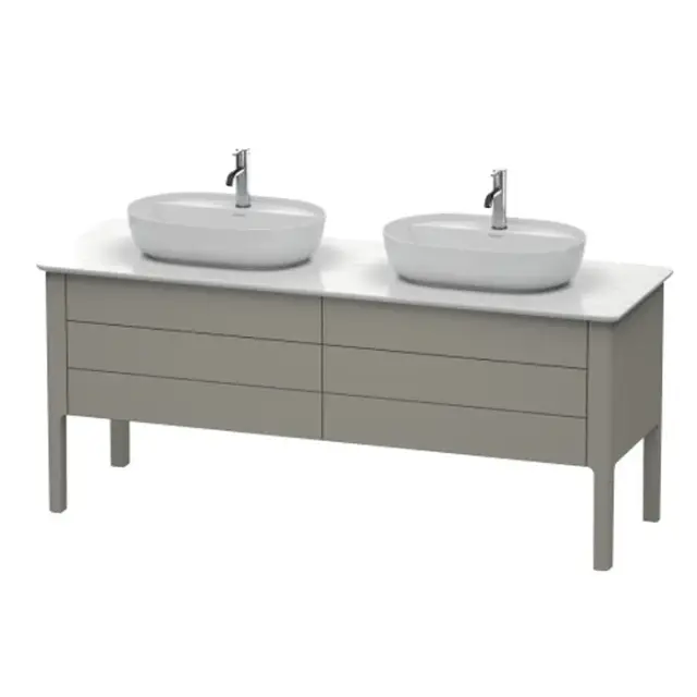 Duravit Luv База напольная, 74,3x178,8xh57,2 cм, цвет каменно-серый шелков.-мат. LU9567B9292