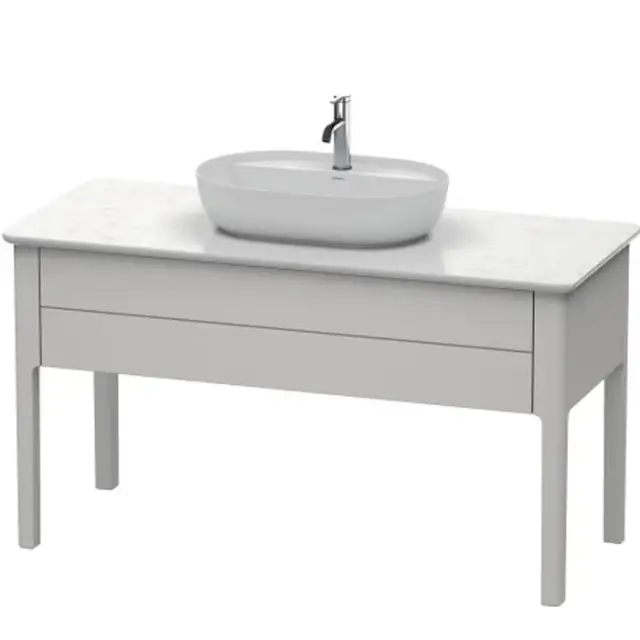 Duravit Luv База напольная, 74,3x138,8xh57,1 cм, выдв.ящик, цвет скандинавско белый LU956103939