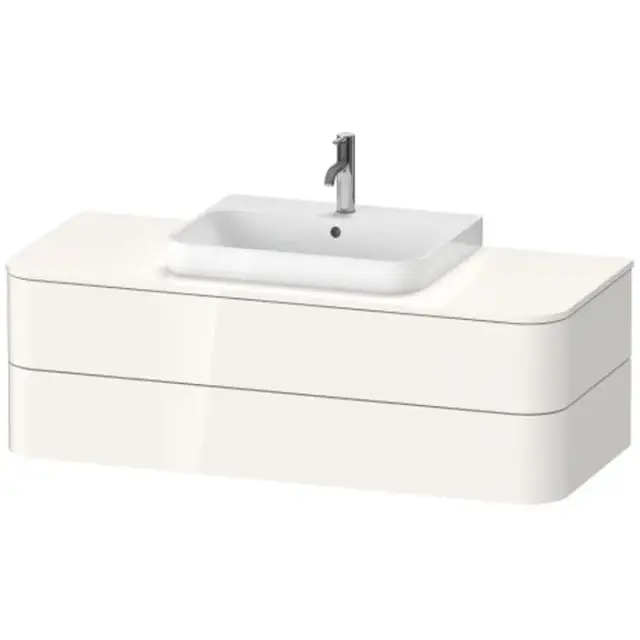 Duravit Happy D.2 Plus Тумба подвесная 40,8x130xh55 cм, цвет белый глянцевый HP497202222