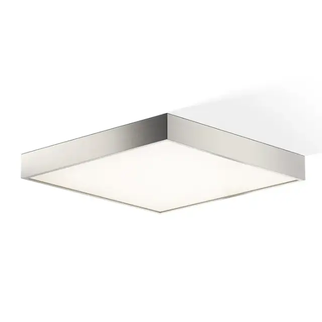 Decor Walther Cut 40 N LED Светильник потолочный 40x40x7 см 1x LED 20.1W, цвет никель сатин. 0218934