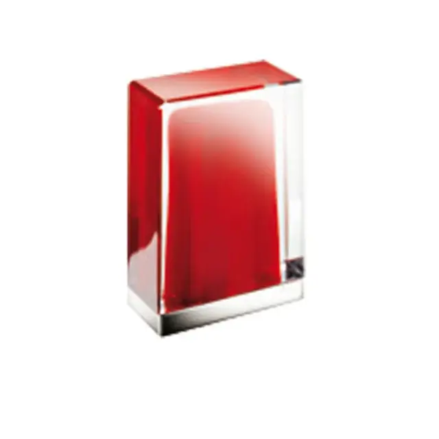 Fantini Venezia Ручка для смесителя, муранское стекло, цвет хром-красный 29 02 N448CC