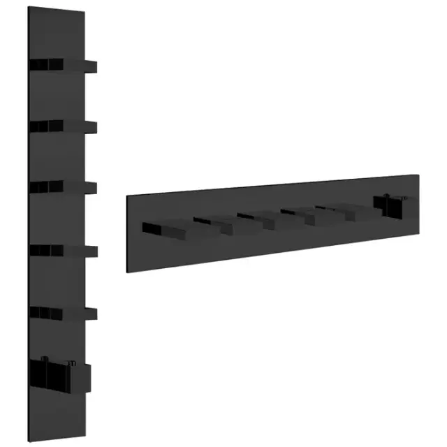 Gessi Rettangolo Термостат для душа встраиваемый на 5 потребителей, внешняя часть, цвет: matte black 43030#299