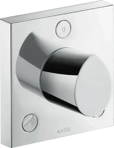 Axor Starck Organic Запорный/переключающий вентиль Trio/Quattro, внешняя часть, цвет: хром 12731000