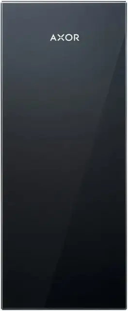 Axor MyEdition Панель для смесителя на излив 20 cм, стекло, цвет: черный 47900600