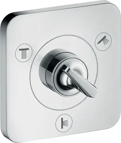 Axor Citterio E Запорный/переключающий вентиль Trio/Quattro, внешняя часть, цвет: хром 36772000