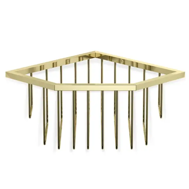 Decor Walther Universal WA ECK1 Полка-корзинка универсальная 18x18xh9,5 см, цвет: золото 0703320