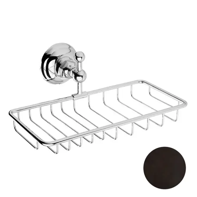 Nicolazzi Accessori Мыльница-решетка, подвесная, цвет: Tuscan Brass 1493TB