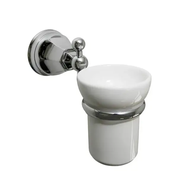 Nicolazzi Teide Стакан подвесной, керамический, цвет: хром 1488CR05