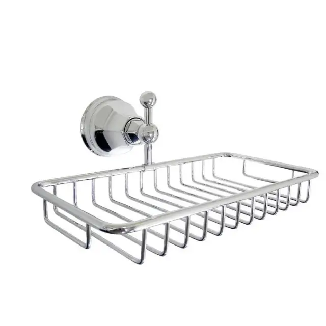 Nicolazzi Teide Полочка-решетка прямоугольная, цвет хром 1493CR05