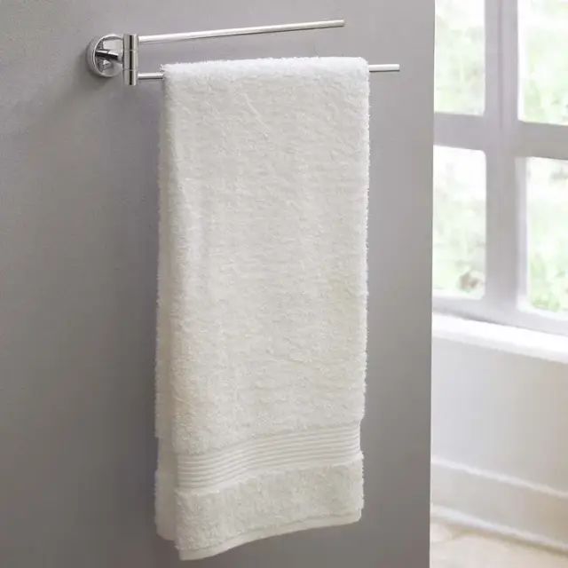 Hansgrohe Logis Полотенцедержатель подвесной двойной поворотный 44,5 см, латунь цвет: хром 40512000