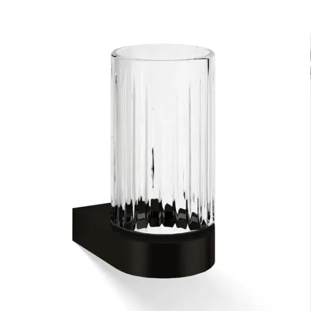 Decor Walther Century WMG Стакан подвесной, граненое стекло, цвет черный матовый 0586960