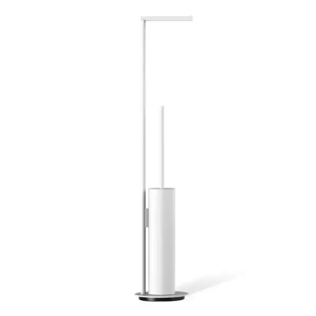 Decor Walther Mikado SBK Напольная стойка с ершиком и бумагодержателем, цвет белый матовый 0522350