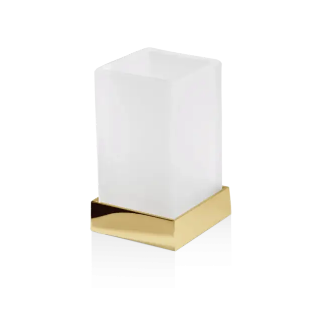 Decor Walther Corner SMG Стакан настольный, стекло сатинированное, цвет: золото 0562520