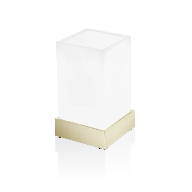 Decor Walther Corner SMG Стакан настольный, стекло сатинированное, цвет: матовое золото 0562582