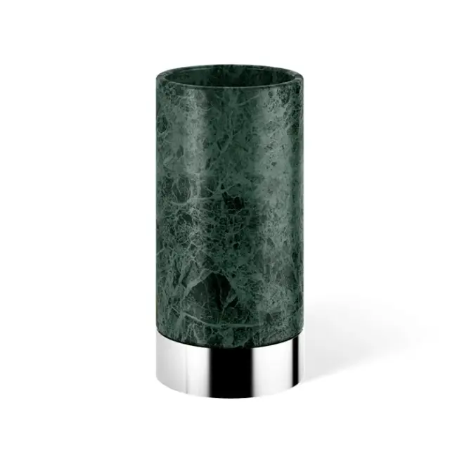 Decor Walther Century SMG Стакан настольный, мрамор, цвет: marmo verde хром 0587100