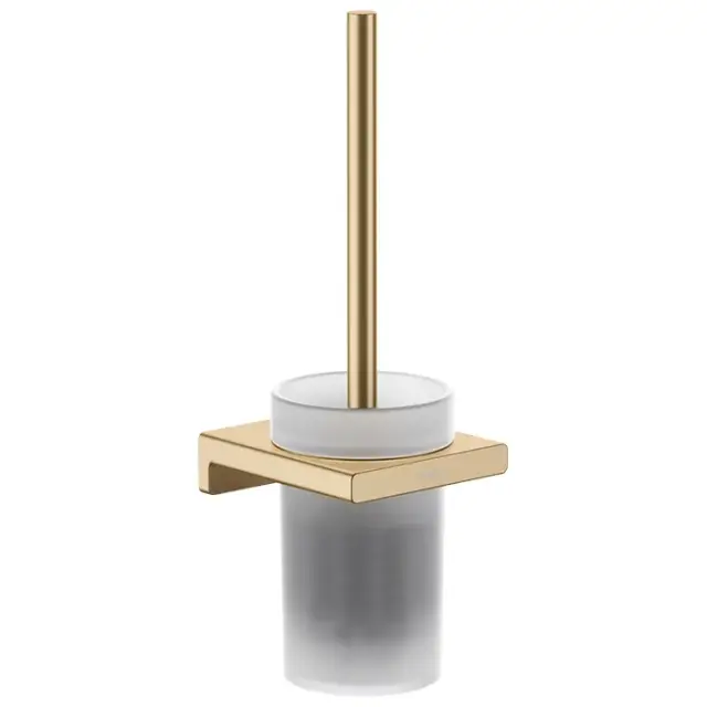 Hansgrohe AddStoris Ершик подвесной с держателем, колба матовое стекло, латунь цвет: шлиф. бронза 41752140