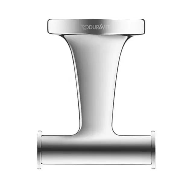 Duravit Starck T Двойной крючок, настенный, цвет: хром 0099301000