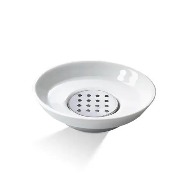 Decor Walther Universal DW 550 Мыльница с керамической чашей, настольная, цвет: хром 0812704