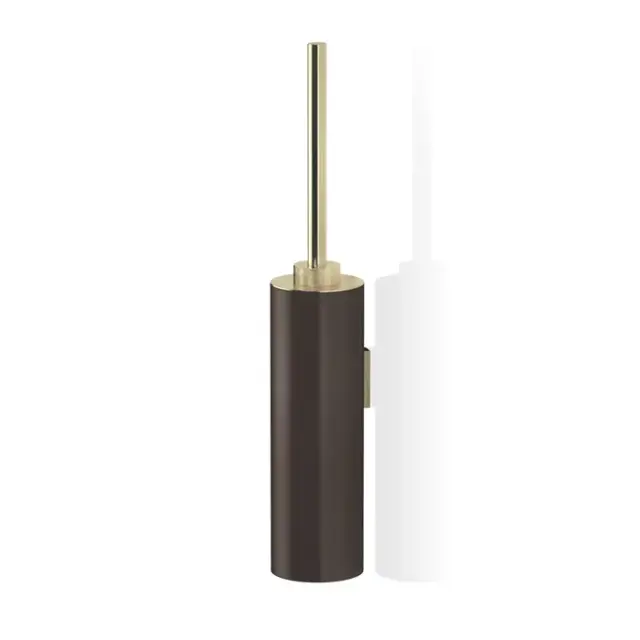 Decor Walther Club WBG Ершик для унитаза подвесной с латунной колбой, цвет: темная бронза/золото 0855241