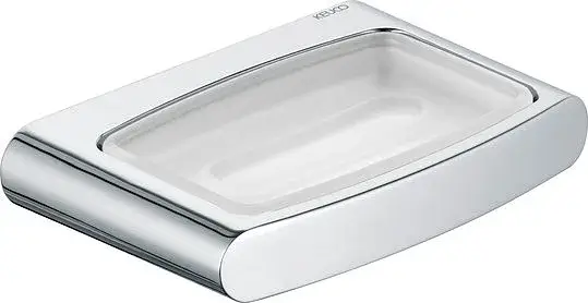 Keuco Elegance New Мыльница со стеклянной чашей, подвесная, цвет: хром 11655 019000