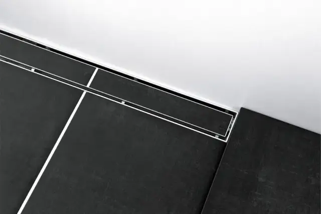 Tece Drainline Дренажный канал для пристенного монтажа 90 см, цвет: нерж. сталь глянцевая 600901